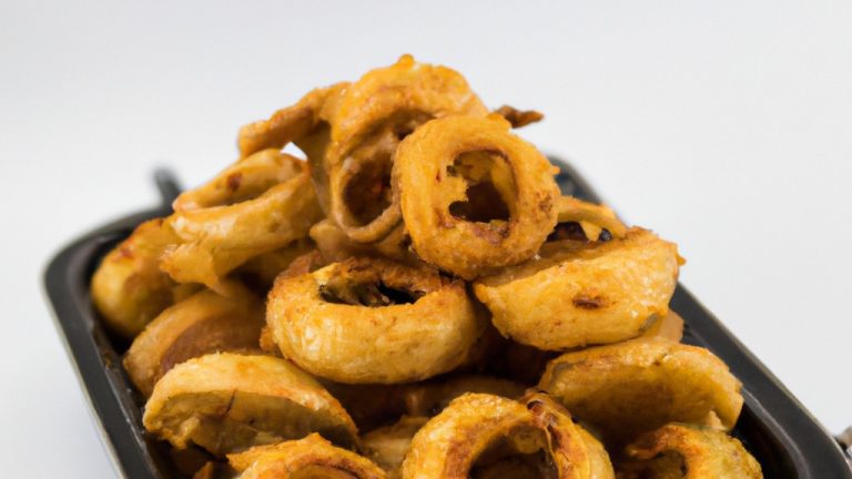 Anéis De Cebola Recheados Na Airfryer