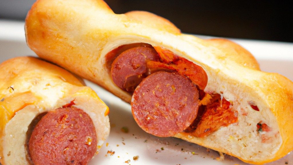 Baguete Na Airfryer Com Recheio De Pepperoni