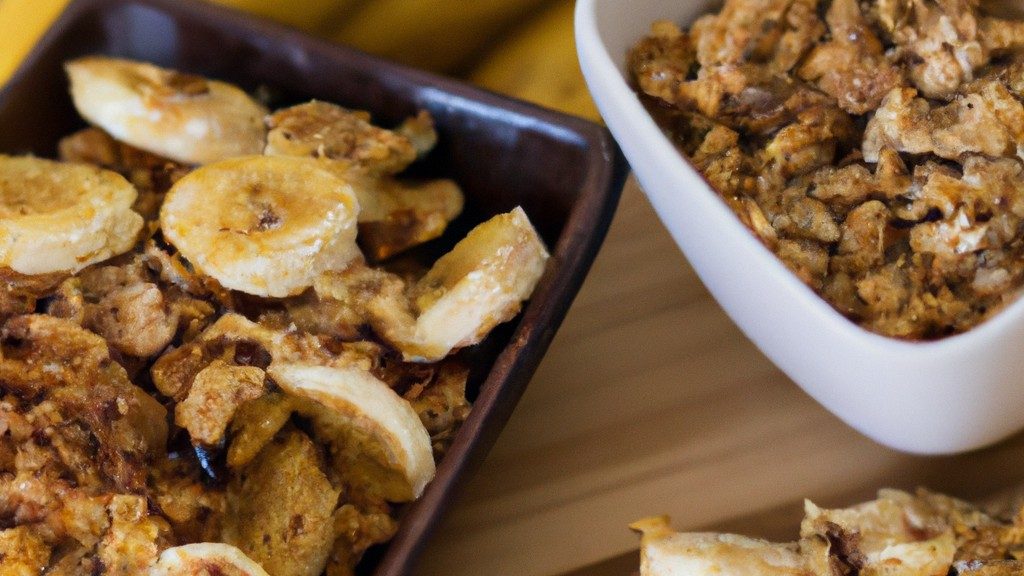 Banana Com Granola Na Airfryer: Pronta Em 15 Minutos