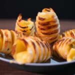 Batata Hasselback Com Queijo Na Airfryer, Fica Deliciosa 2 Batata Hasselback com Queijo Na Airfryer