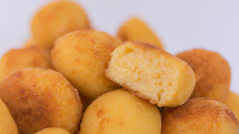 Bolinho De Arroz Com Queijo Na Airfryer