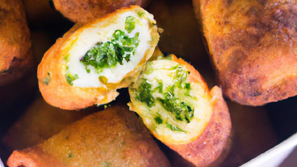 Bolinho De Espinafre Com Queijo Na Airfryer: Receita Muito Fácil