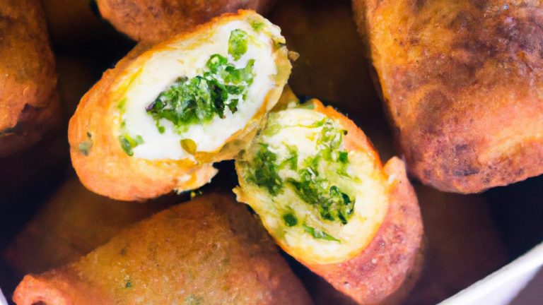 Bolinho De Espinafre Com Queijo Na Airfryer: Receita Muito Fácil