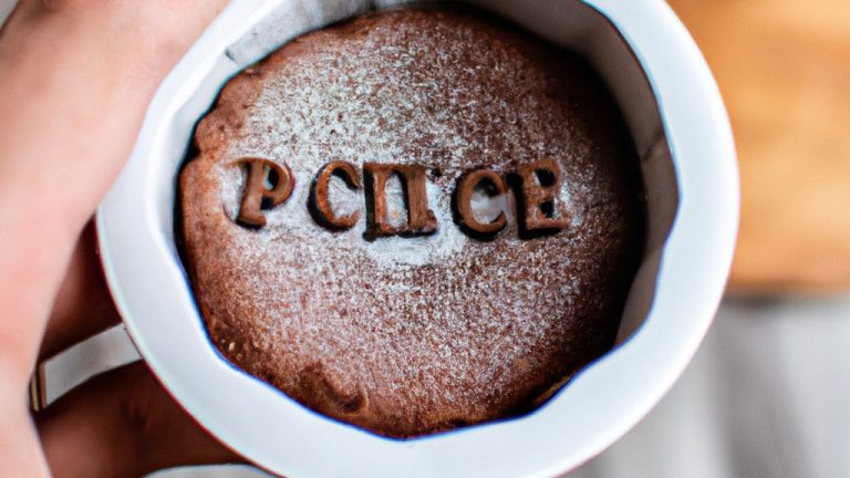 Bolo De Caneca De Chocolate Na Airfryer