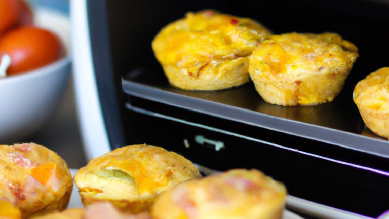 Café Da Manhã Na Airfryer: Muffins De Ovos E Vegetais
