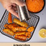 Cenoura Com Lemon Pepper Na Airfryer: Receita Fácil De Fazer 2 Cenoura Com Lemon Pepper Na Airfryer