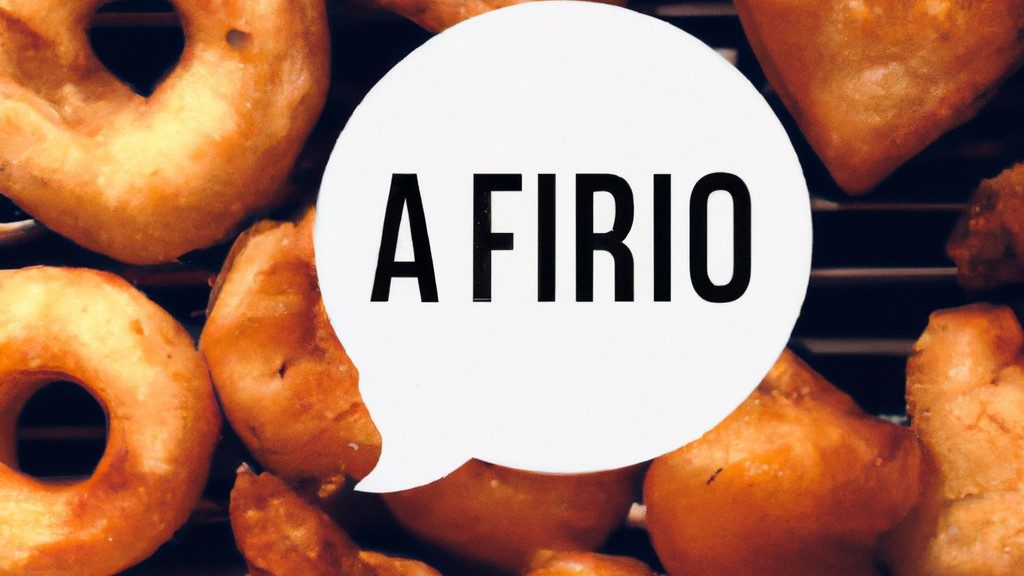 Imagem de um coração feito de carne moída, empanado e frito em uma airfryer. O coração está sobre uma grelha com papel manteiga por baixo. O fundo é branco.