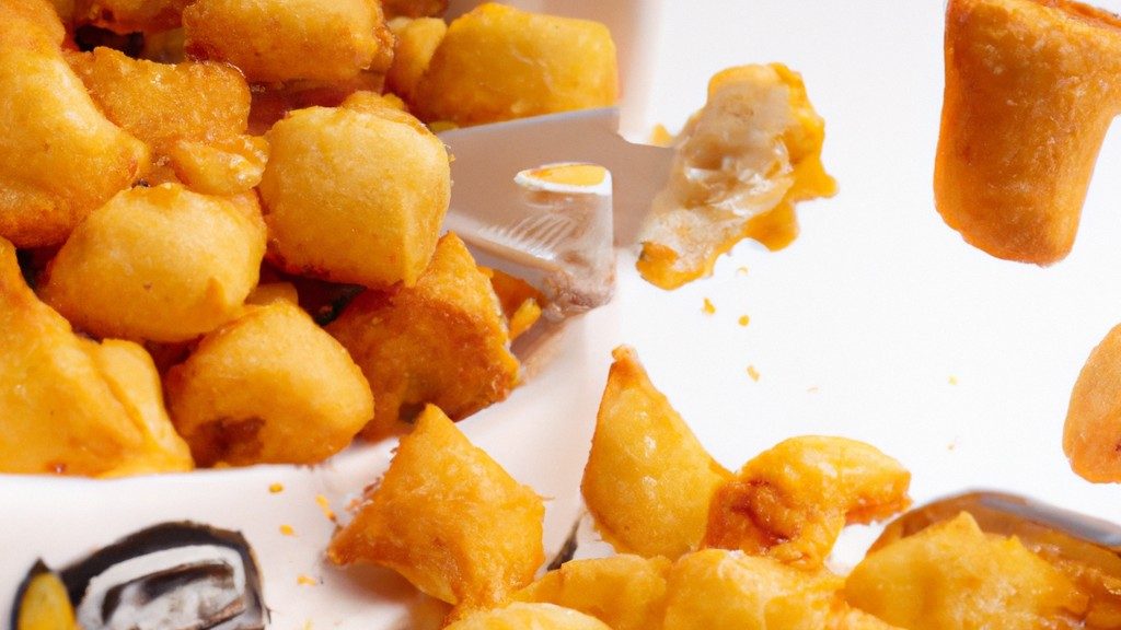 Uma foto de couve manteiga crocante cozida em uma Airfryer. A couve está disposta em uma única camada na cesta da Airfryer e tem uma cor verde vibrante com bordas levemente douradas. A couve está coberta com gotas de azeite e polvilhada com sal e pimenta.