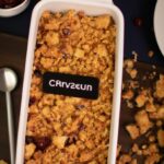 Crumble de Uva na Airfryer