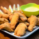 Espetinho de Frango Empanado na Airfryer