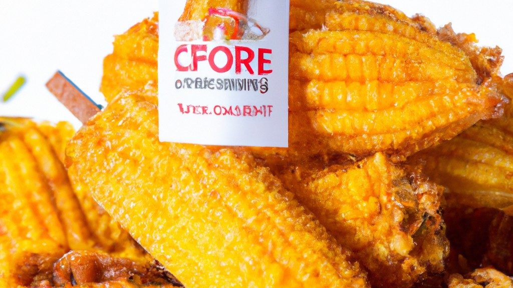 Uma espiga de milho grelhada em uma airfryer, com sua casca marrom dourada e grãos tenros e suculentos. O milho está ligeiramente carbonizado em algumas áreas, adicionando um sabor defumado e caramelizado. O plano de fundo é uma superfície branca, destacando a espiga de milho como o ponto focal da imagem.