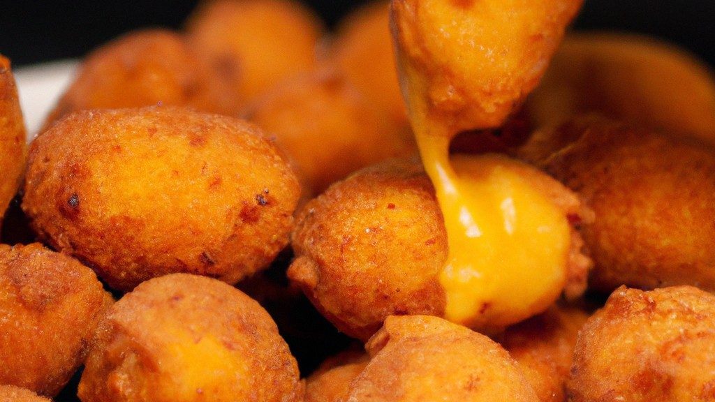 Croquete de batata crocante e dourado, cozido na Airfryer, com um interior macio e cremoso. Acompanhado por um molho de sua preferência.
