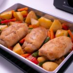 Filé De Frango Com Legumes Na Airfryer: Receita Fácil De Fazer 2 Filé De Frango Com Legumes Na Airfryer