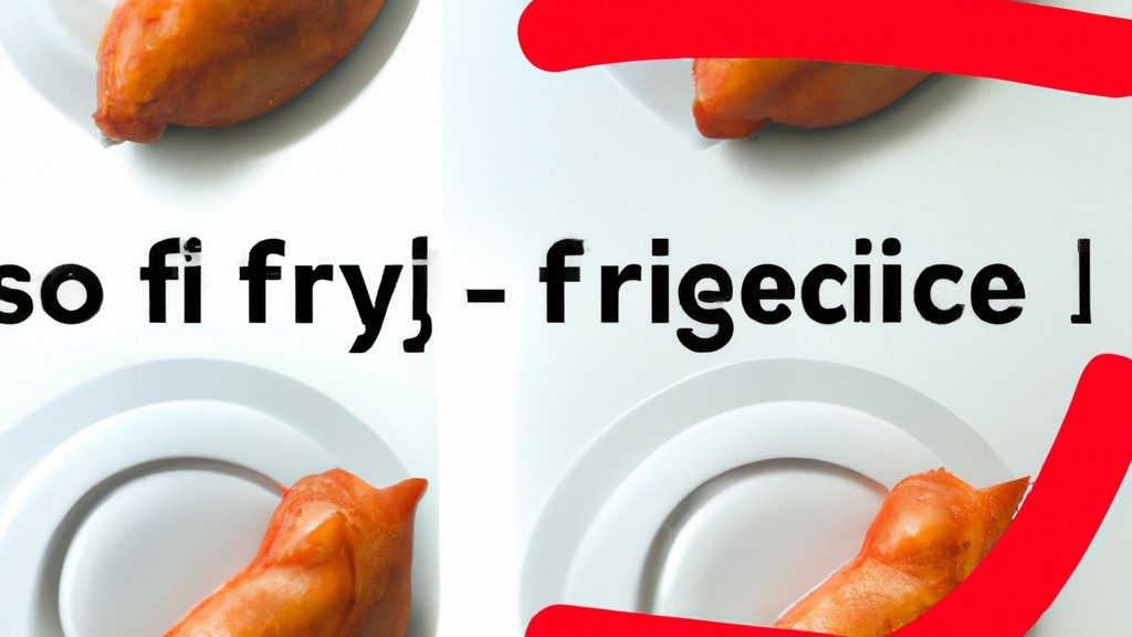 Imagem de uma forma de silicone preta sobre uma grade de fritadeira AirFryer. Há alimentos vermelhos e verdes dentro da forma.
