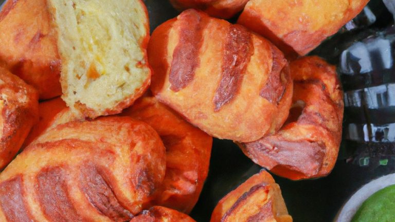 Imagem de inhame frito na Airfryer, com casca dourada e crocante, e interior macio e fofo.