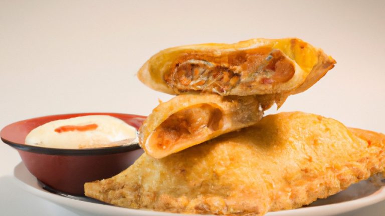 Imagem de uma lasanha empanada feita na Airfryer, mostrando sua crosta dourada e camadas de massa, queijo, carne moída e molho de tomate.