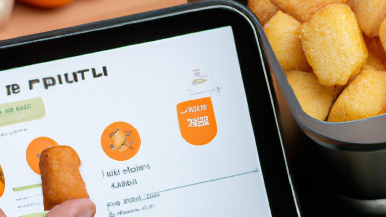 Imagem de legumes coloridos, como brócolis, cenoura e abobrinha, dispostos em uma cesta de fritadeira e cobertos com maionese. A imagem mostra o processo de preparo da receita de legumes com maionese na Airfryer, uma opção fácil e saudável para um acompanhamento.