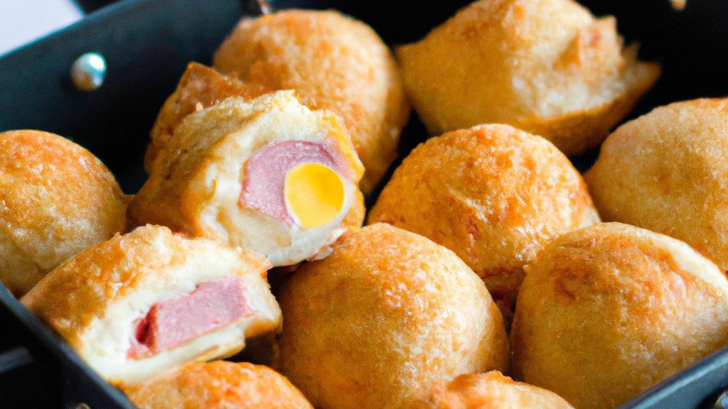 Imagem de ovos pochê cozidos em uma Airfryer. Os ovos têm gema líquida e clara cozida. A Airfryer é uma fritadeira de ar quente que cozinha alimentos com pouco ou nenhum óleo. Este método de cozinhar ovos é rápido e fácil, e resulta em ovos perfeitamente pochê todas as vezes.