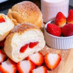 Pão Com Leite Condensado E Morango Na Airfryer: Fica Muito Bom 2 Pão com Leite Condensado e Morango na Airfryer