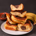 Pão De Forma Com Nutella E Banana Na Airfryer, Fica Delicioso 2 Pão de Forma com Nutella e Banana na Airfryer