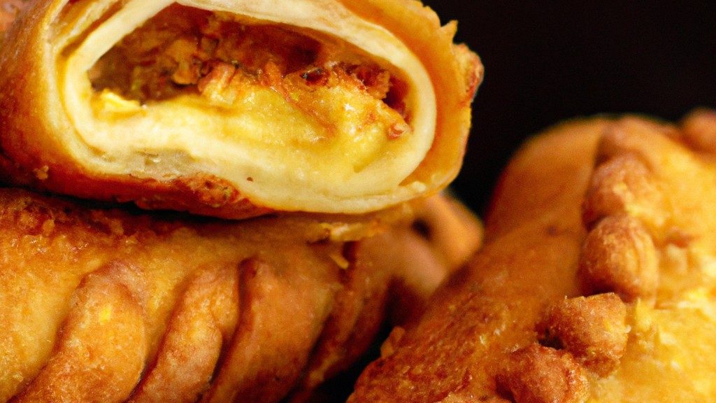 Uma fotografia de um prato de Pastel de Romeu e Julieta recém-feito, preparado na Airfryer. O pastel é composto por uma camada de pão de ló, coberta por uma camada de queijo mascarpone e uma camada de frutas vermelhas. A fotografia mostra o pastel cortado em fatias, revelando as camadas coloridas e texturizadas.
