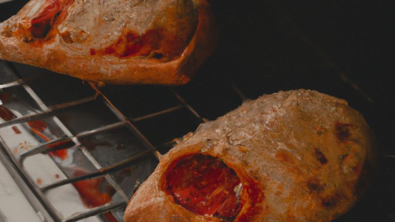 Imagem de uma pizza de cone na fritadeira Airfryer com Rap10. A pizza é feita com massa de pizza Rap10, molho de tomate, queijo e coberturas à escolha. A pizza é cozinhada na Airfryer até ficar crocante e dourada.