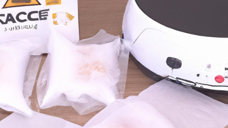 Imagem de uma Airfryer com papel manteiga e papel toalha inseridos na cesta. O papel manteiga está dobrado nas bordas para caber na cesta, enquanto o papel toalha está solto.