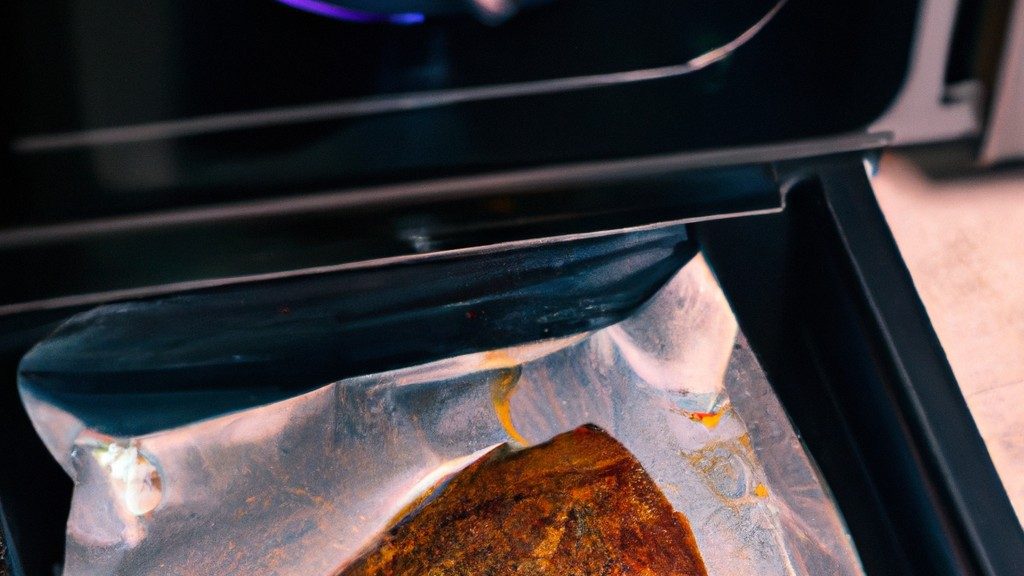 Imagem de uma airfryer com uma bandeja cheia de pontas de peito de frango cruas. O texto "Pontas de Peito na Airfryer: Receita Fácil com 2 Ingredientes" aparece na imagem.
