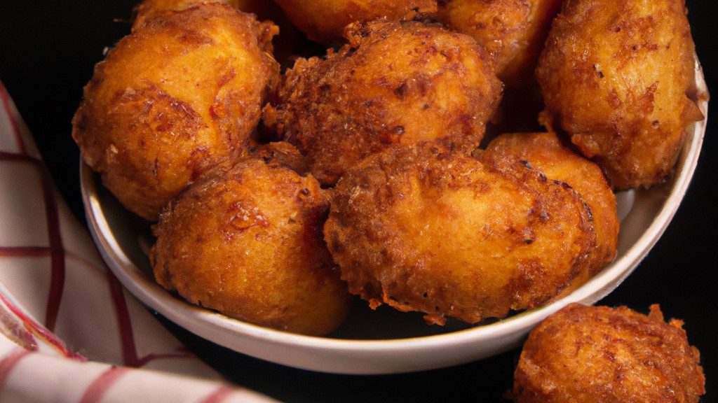 Imagem de rabanadas quentes e crocantes feitas na Airfryer. As rabanadas são cobertas com açúcar e canela e servidas com calda de bordo.
