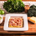 Receita De Lasanha De Brócolis, Bacon E Molho Branco Na Airfryer 2 Lasanha de Brócolis, Bacon e Molho Branco na Airfryer