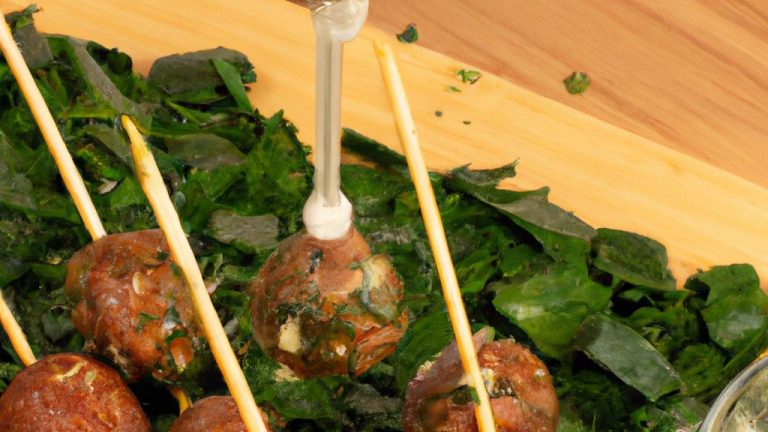 Imagem de palitos de linguiça envoltos em massa folhada, recheados com queijo e espinafre, cozidos em uma Airfryer.