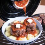 Receita Fácil De Vulcão De Carne Moída Com Purê Na Airfryer 2 Vulcão de Carne Moída com Purê na Airfryer