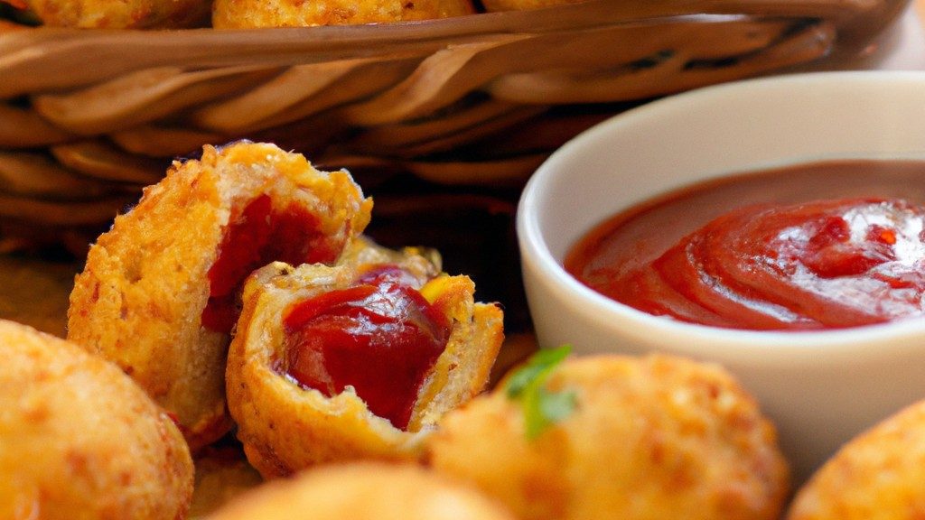 Imagem de uma airfryer cheia de comida crocante e dourada, como batatas fritas, frango e legumes. O texto "Receitas Fáceis Na Airfryer" é exibido na parte superior da imagem.