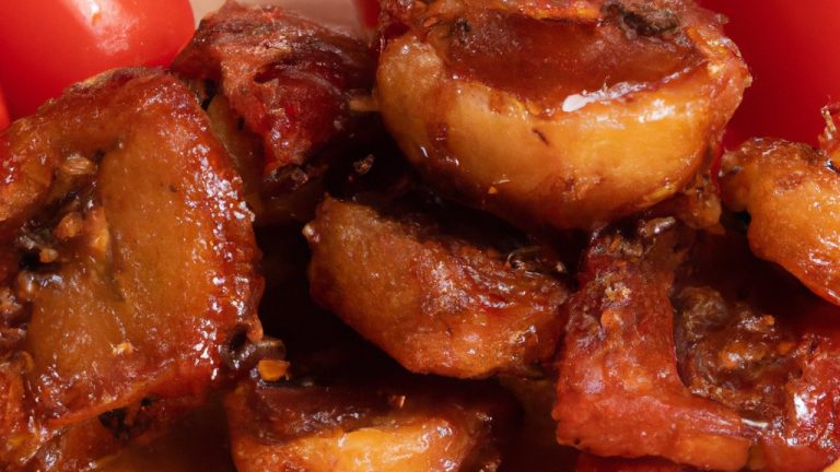 Imagem de Catupiry assado com tomate cereja na Airfryer, um petisco cremoso e saboroso com queijo Catupiry derretido coberto com tomates cereja assados, servidos em uma travessa.