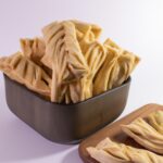 Serpentinas de Massa Folhada Sem Glúten na Airfryer