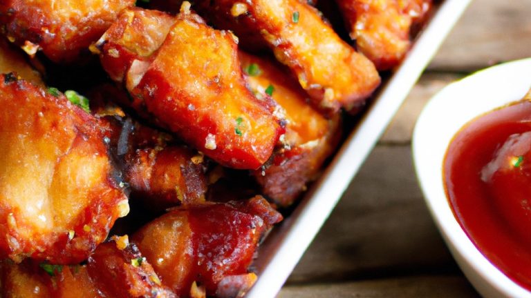 Foto de uma sobrecoxa de frango assada e dourada na Airfryer, servida em um prato com batatas e cenouras. O frango é suculento e crocante, com a pele torrada e crocante. As batatas e cenouras são tenras e douradas, temperadas com ervas e especiarias.