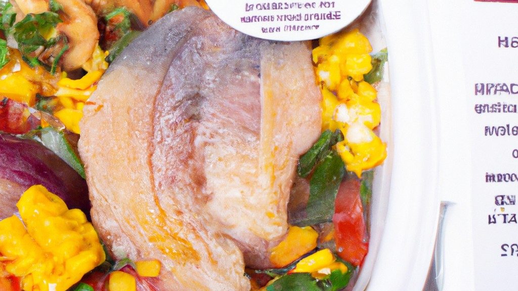 Imagem de filé de tilápia cozido na Airfryer, acompanhado de uma variedade de legumes como brócolis, cenoura e batata. O prato é apresentado em um prato branco com um guardanapo de linho ao lado. A imagem transmite uma refeição saudável e deliciosa, preparada de forma prática e sem muito esforço.