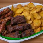 Tiras De Carne Na Airfryer: Combo Acompanhado Com Batatas 2 Tiras De Carne Na Airfryer: Combo Acompanhado Com Batatas