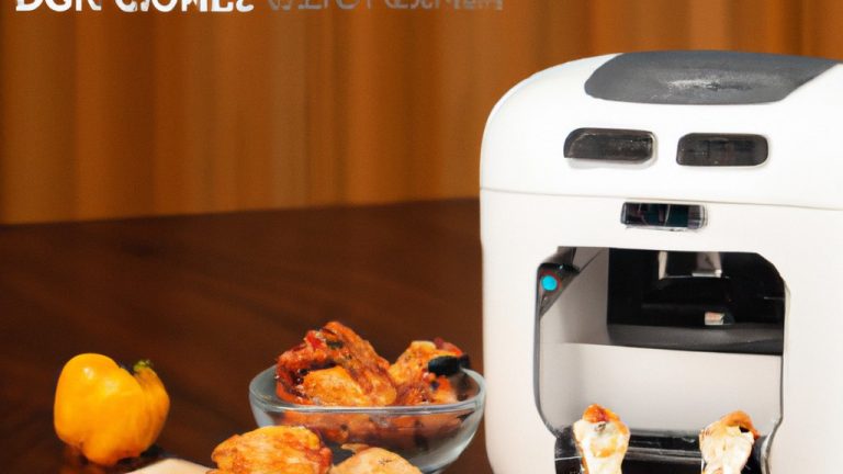 Imagem de uma fritadeira Air Fryer Cadence 3 Litros, na cor vermelha, com cesto antiaderente removível e painel digital com diferentes funções.