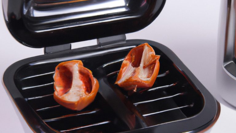 Imagem de uma Air Fryer Mondial AFN-80-BI, um eletrodoméstico de cozinha preto e inox com capacidade de 4 litros. A air fryer possui uma cesta antiaderente removível e um painel de controle digital com sete funções predefinidas. A imagem mostra a air fryer com uma cesta cheia de batatas fritas douradas.