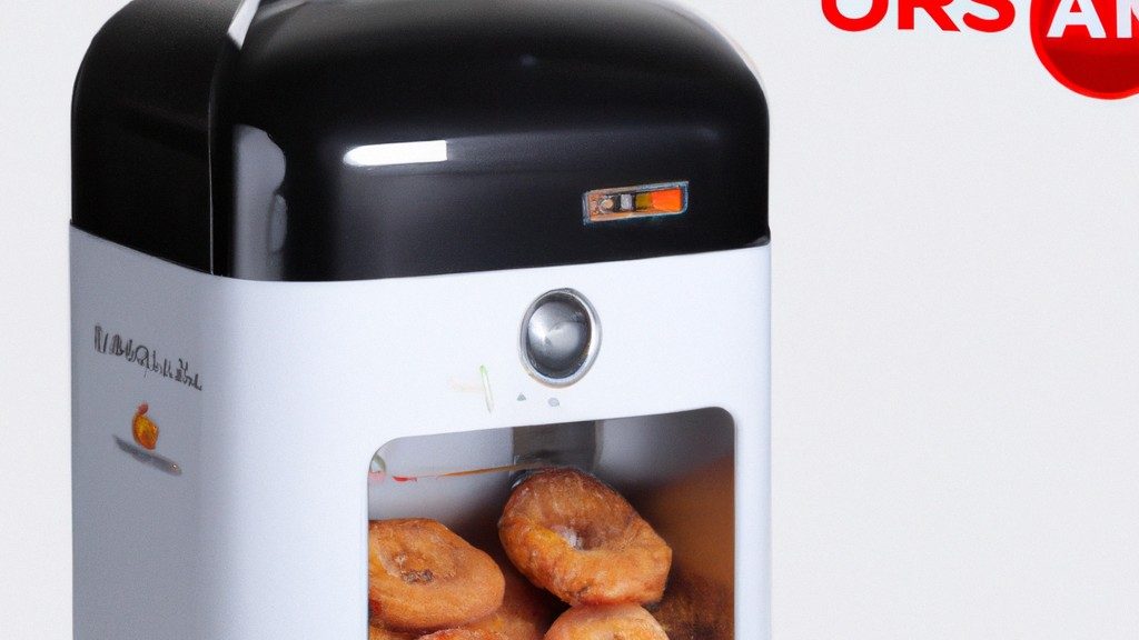 Imagem de uma Air Fryer Oster 12L 3 em 1 Ofrt780 com receitas. A fritadeira é preta e tem um grande compartimento de cozimento com uma cesta removível. Há um painel de controle digital na frente com vários botões e uma tela LCD. O forno vem com um livro de receitas com mais de 100 receitas.