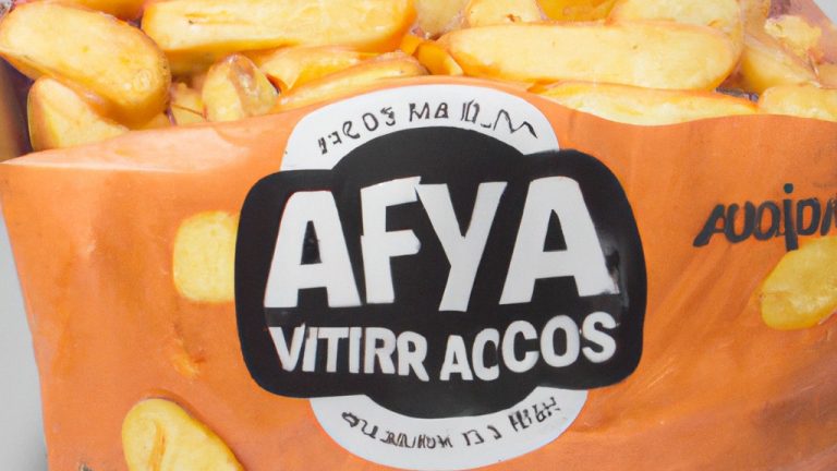 Imagem de batatas fritas douradas e crocantes em uma cesta de airfryer, com o logotipo da Airfryer visível no canto superior esquerdo.