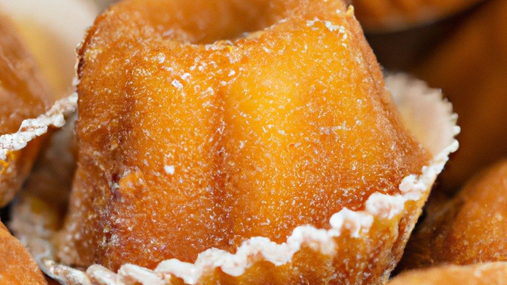 Imagem de um bolo de fubá fofo e dourado cozido em uma Airfryer. O bolo está coberto com uma crosta crocante e tem um interior macio e arejado. O bolo é cortado em fatias e servido em um prato com uma xícara de café.