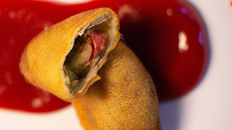 Uma imagem de couve-flor empanada frita na Airfryer. A couve-flor está marrom-dourada e coberta com farinha de rosca.