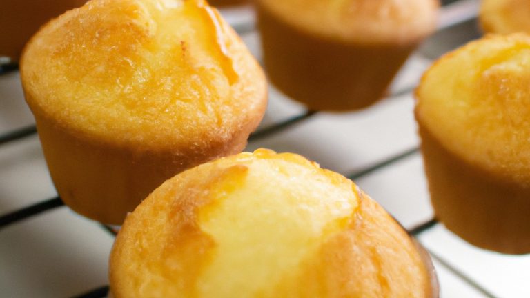 Cupcake Salgado na Airfryer: uma guloseima crocante e saborosa feita com massa de cupcake salgada assada na airfryer. O cupcake é coberto com uma crosta dourada e crocante e recheado com um delicioso recheio de sua escolha.