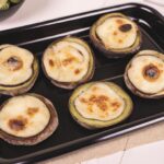 Mini Pizzas de Berinjela na Airfryer