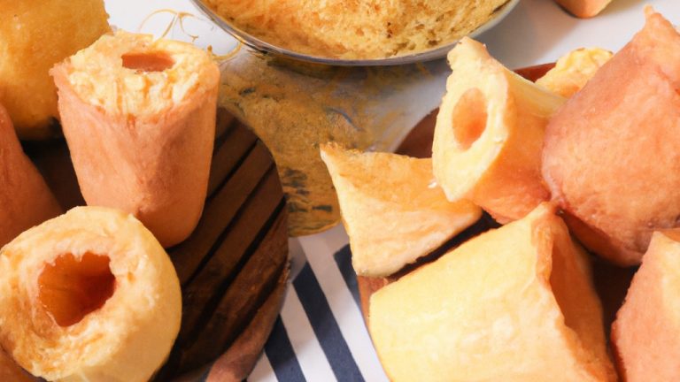 Imagem de uma pamonha cremosa feita na Airfryer. A pamonha tem uma casca dourada e crocante e um interior cremoso e macio. Ela é servida em uma tigela com manteiga derretida.