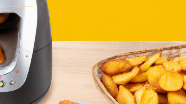 Alt: Uma imagem de uma airfryer comparativa, mostrando diferentes modelos e suas características principais, como capacidade, potência, funções e preço.