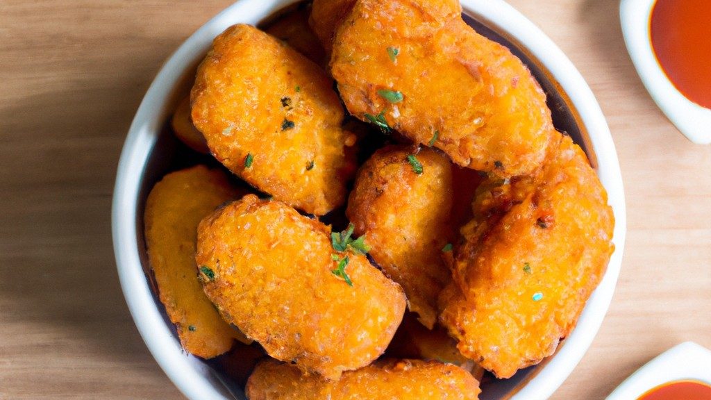 Imagem de rabanadas crocantes e douradas preparadas na airfryer, polvilhadas com canela e açúcar.