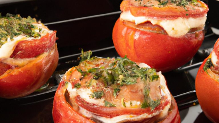Tomatinhos Recheados À Caprese Na Airfryer